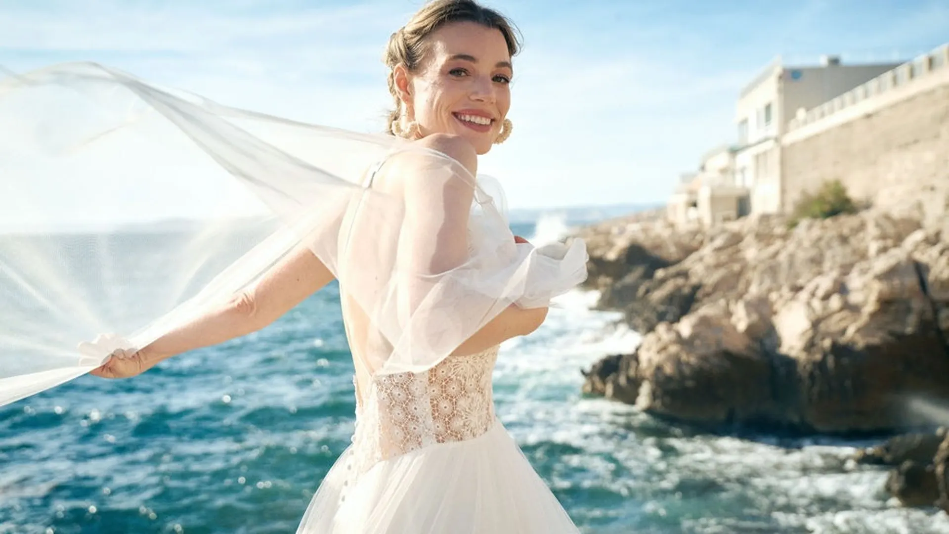 Mediterranean coastal wedding setting in Provence